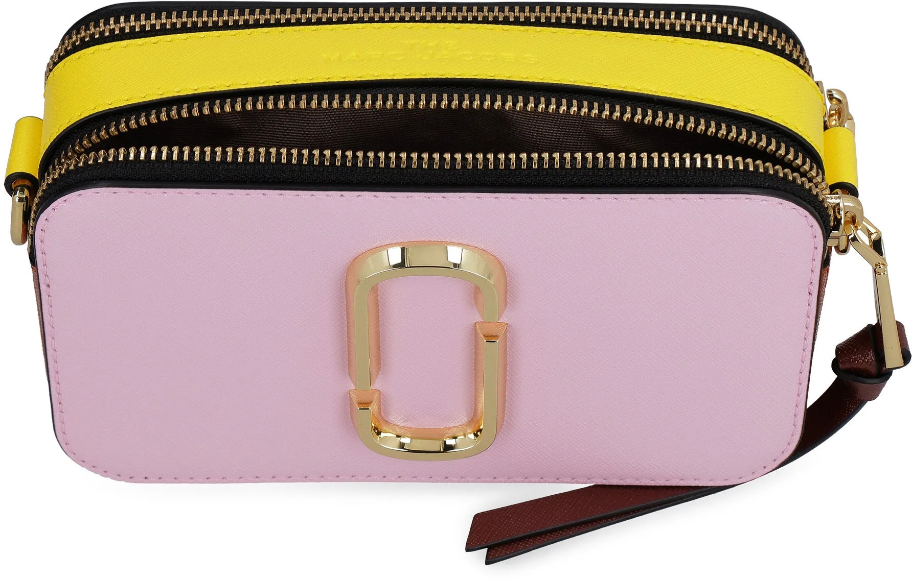 The Colorblock Snapshot leather shoulder bag
