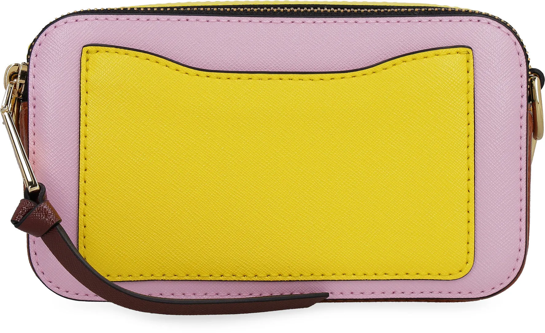 The Colorblock Snapshot leather shoulder bag
