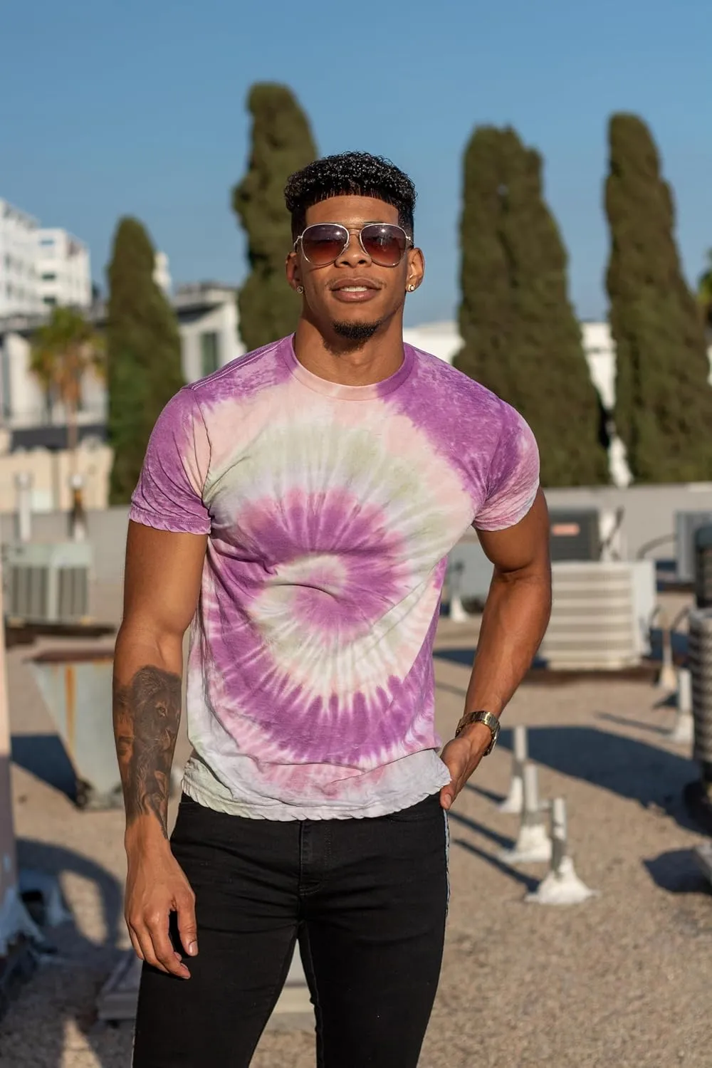 Tie-Dyed Tie-dye Cd100 5.4 Oz, 100% Cotton T-Shirt