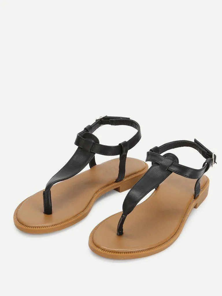 Toe Post Flat Sandals