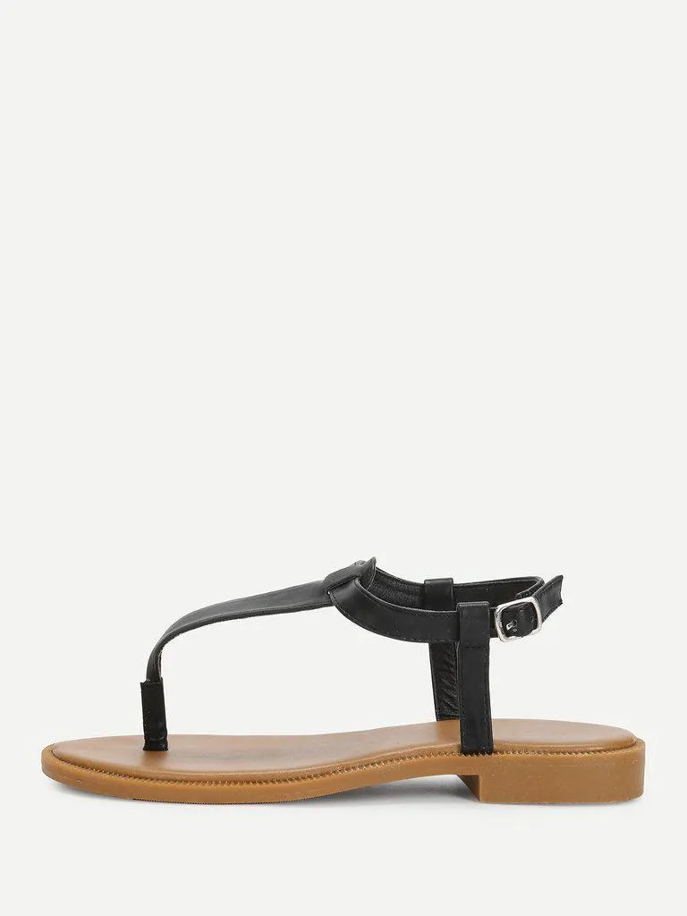Toe Post Flat Sandals