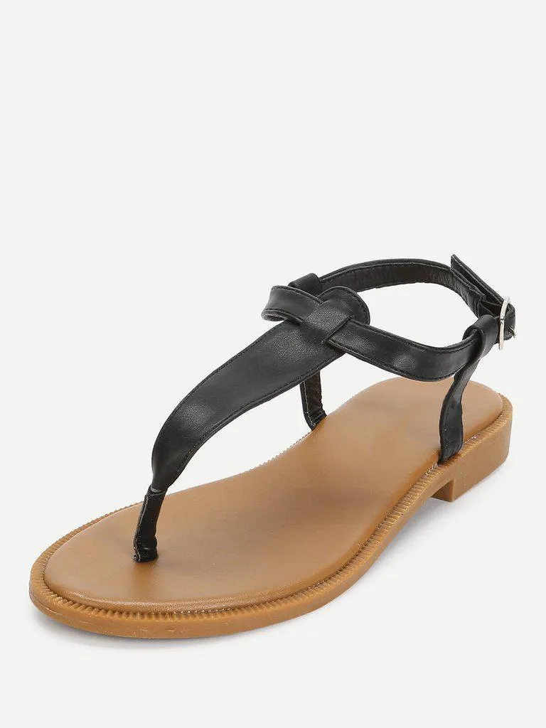 Toe Post Flat Sandals