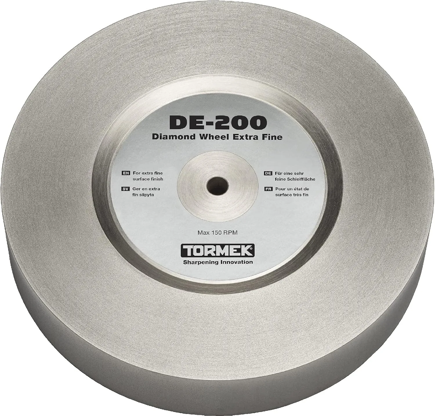 Tormek DE-200 Diamond Wheel Extra Fine Grit 1200 - Leaves an Extra Fine Finish and is Especially Suitable for Carving Tools and Knives - Fits Tormek T-4, T-4 Bushcraft, and T-3 Machines