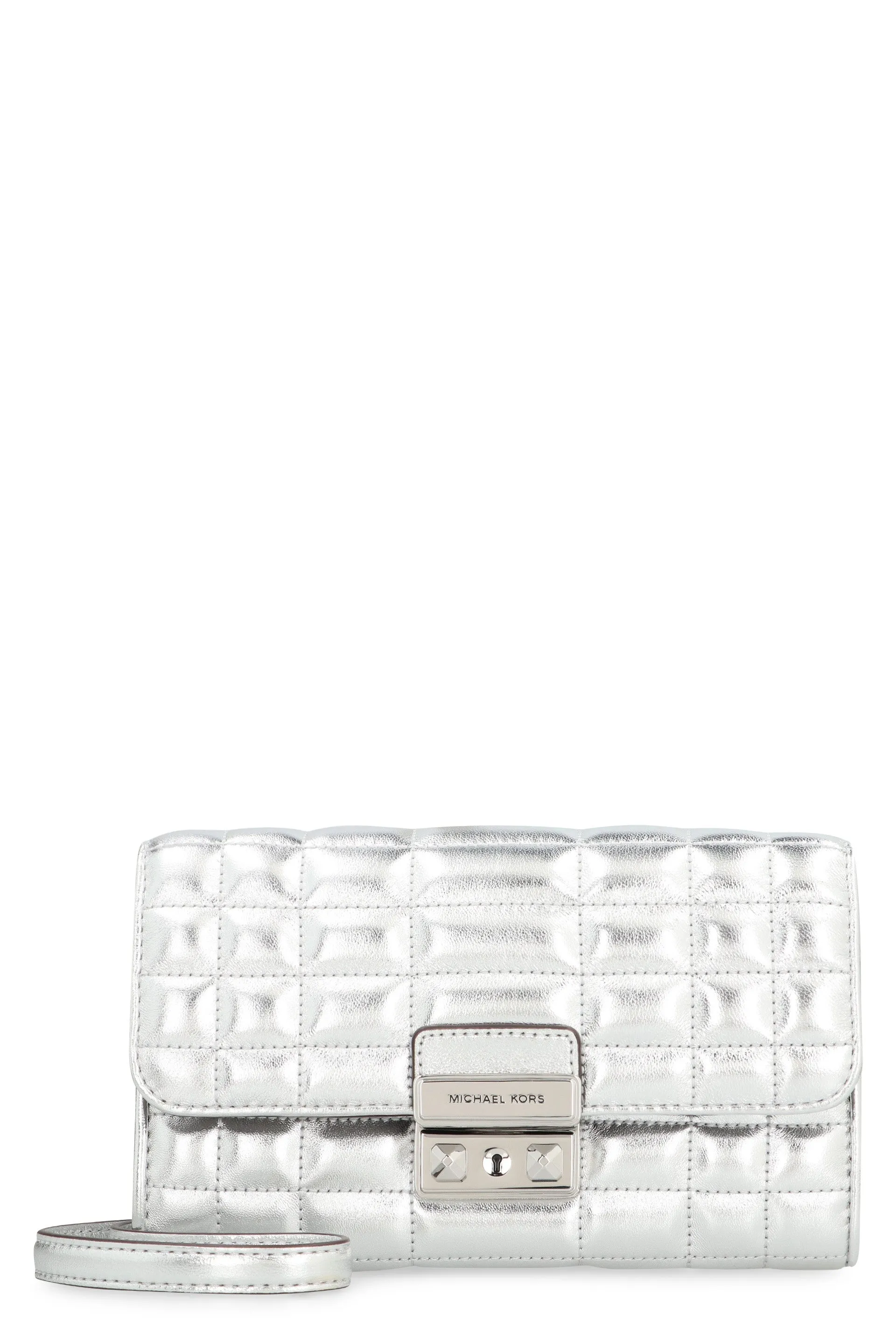Tribeca leather wallet on chain