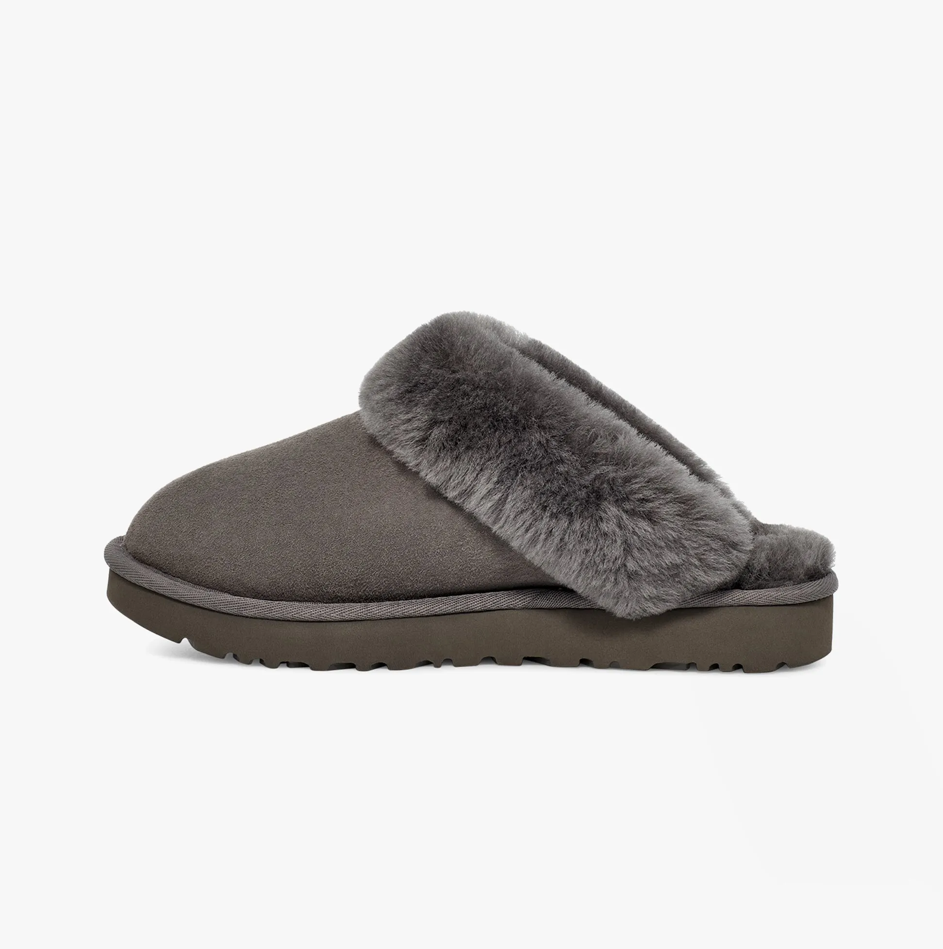 UGG CLASSIC SLIPPER II Womens Slippers Charcoal