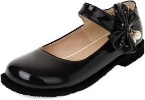 UniqueStride Womens Ballet Mary Janes Flats Patent Leather Platform Low Heels Pumps Round Toe Buckle Strap Cute Shoes