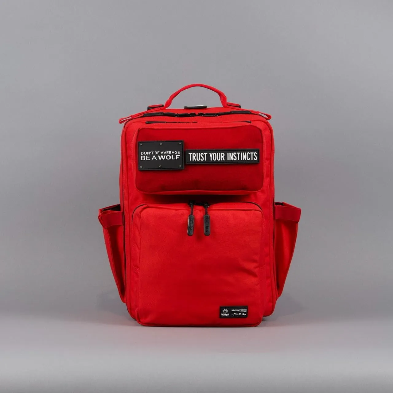 WOLFpak 15L Backpack (Elite Red) Slim Everyday Carry Backpack for Men & Women, Water-Resistant Minimalist Daypack for Laptop & Travel