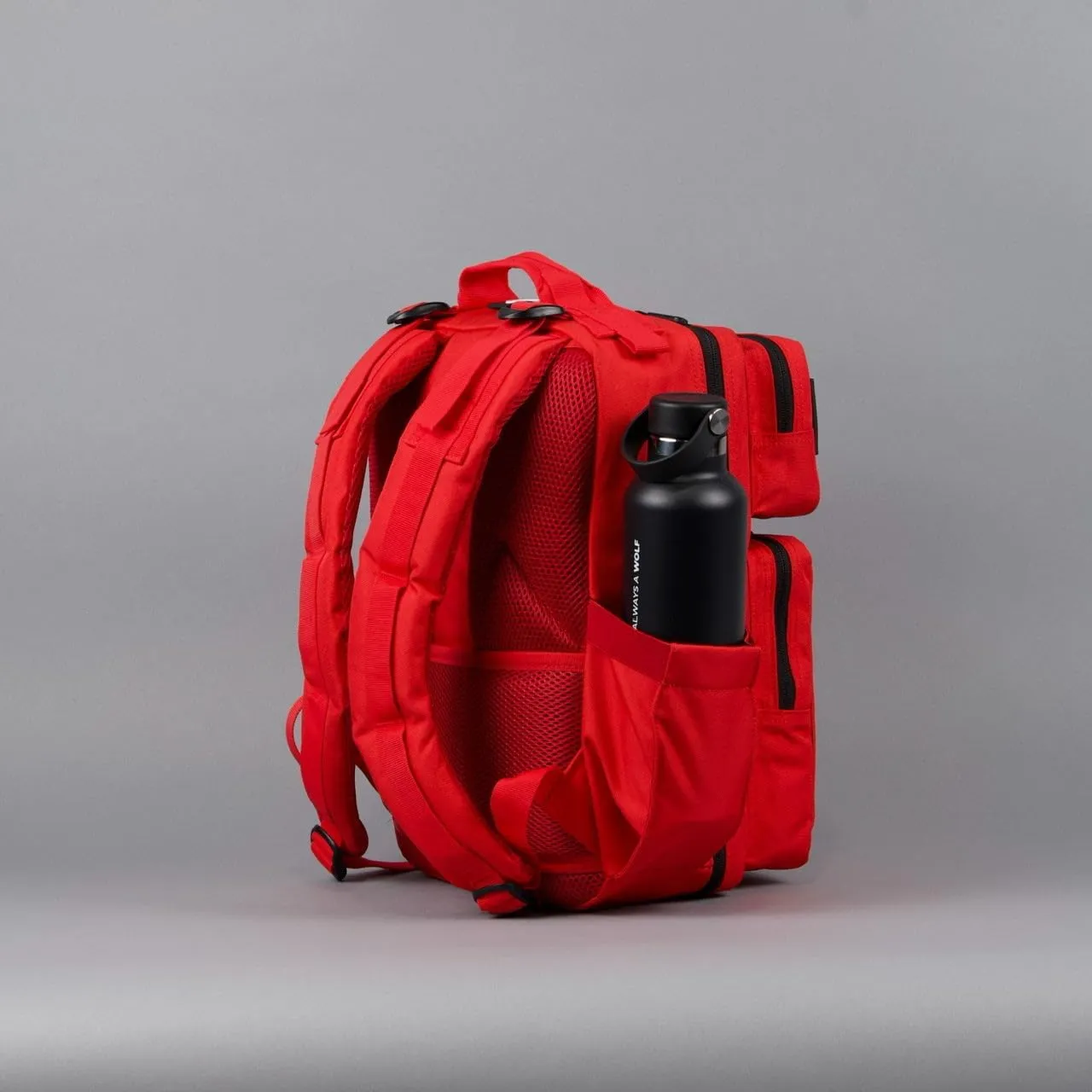 WOLFpak 15L Backpack (Elite Red) Slim Everyday Carry Backpack for Men & Women, Water-Resistant Minimalist Daypack for Laptop & Travel