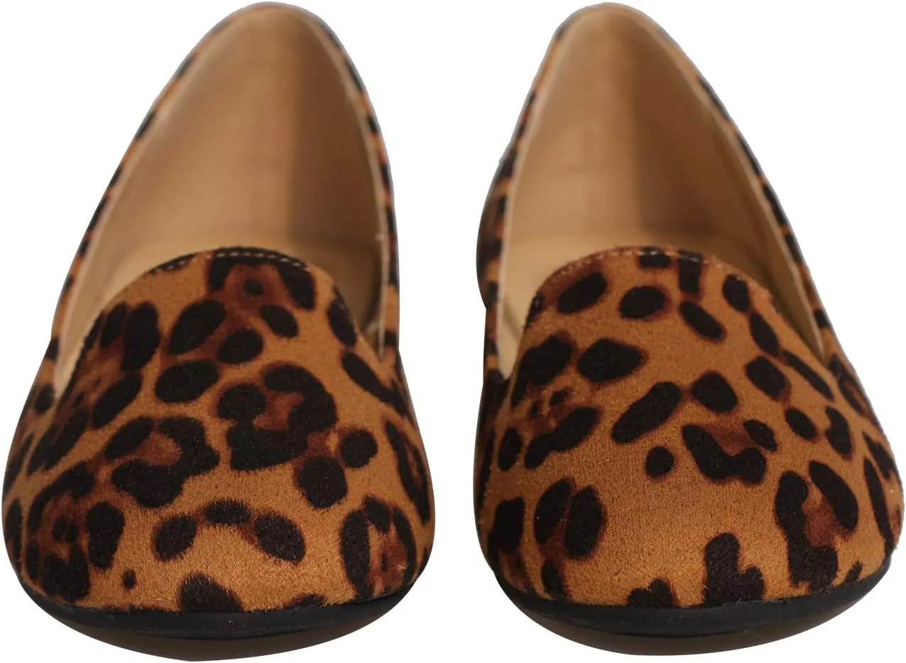 Women's Classic Pointy Toe Boat Slip on Ballet Flats Patent Leather