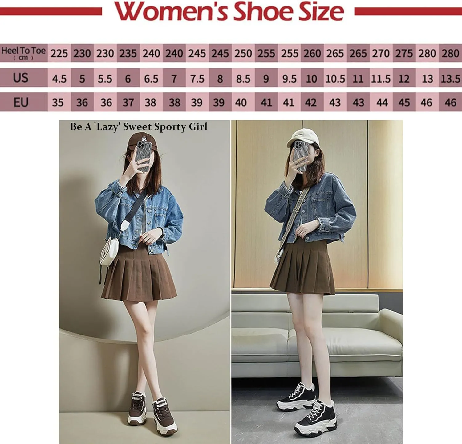 Women's Leather Platform High Top Casual Sneakers,Lace-Up Fleece Warm Comfortable Round Toe Ankle Fashion Sneakers