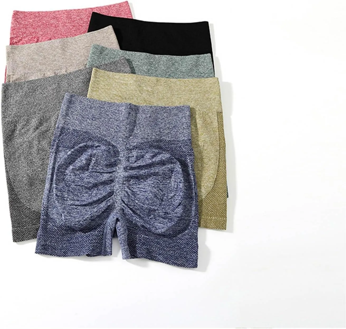Women's Naked Feeling Biker Shorts Women's Shorts Athletic Booty Shorts Yoga Shorts Gym High Waisted Workout Spandex