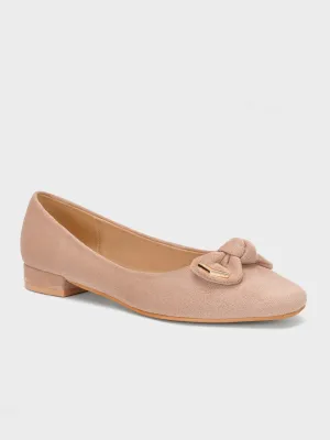 Womens "OKAPARA" Bow Accented Casual Pumps