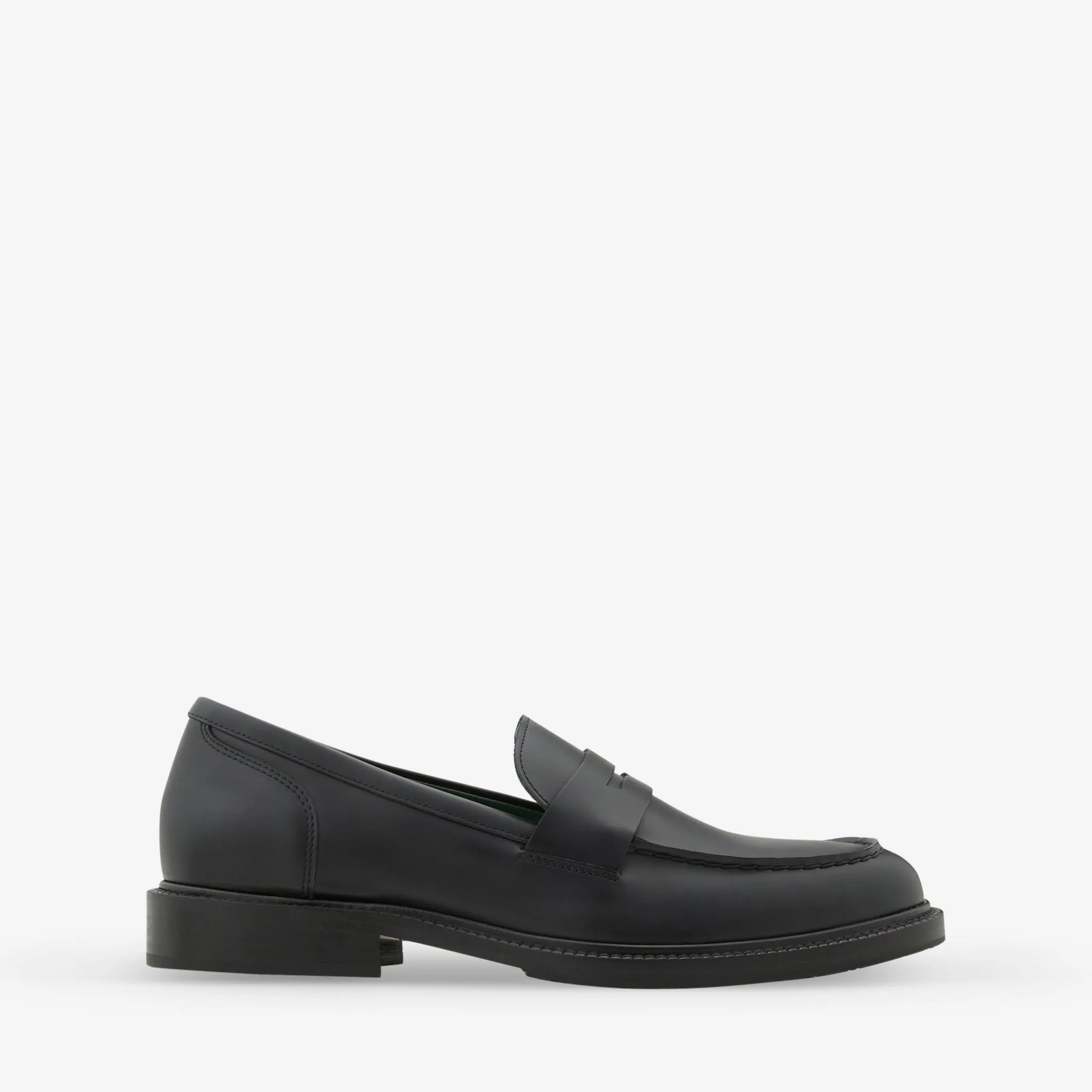 Women's Townee Penny Loafer Black Polido Leather