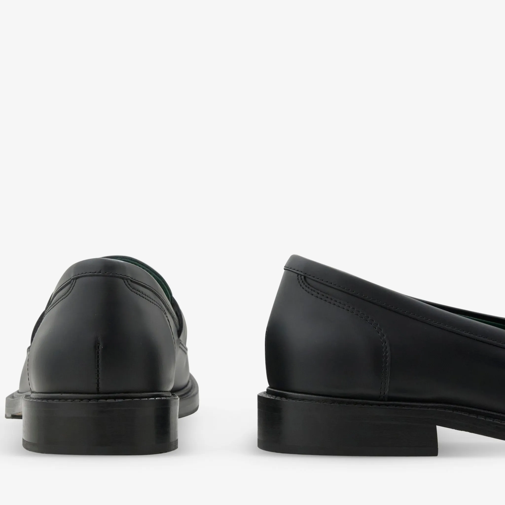 Women's Townee Penny Loafer Black Polido Leather