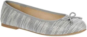 XAPPEAL Cailin - Women's Slip-On Round Toe Bow Accented Dress Ballet Flats