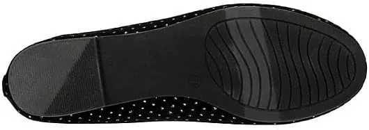 XAPPEAL Cailin - Women's Slip-On Round Toe Bow Accented Dress Ballet Flats