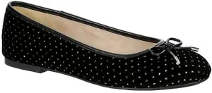XAPPEAL Cailin - Women's Slip-On Round Toe Bow Accented Dress Ballet Flats