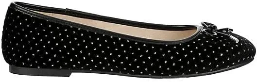 XAPPEAL Cailin - Women's Slip-On Round Toe Bow Accented Dress Ballet Flats
