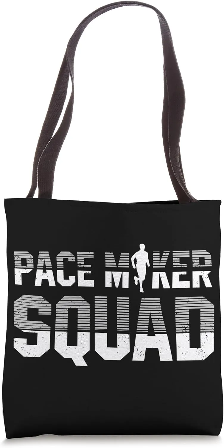 XC Running Pace maker squad for Field Runner Marathon Tote Bag