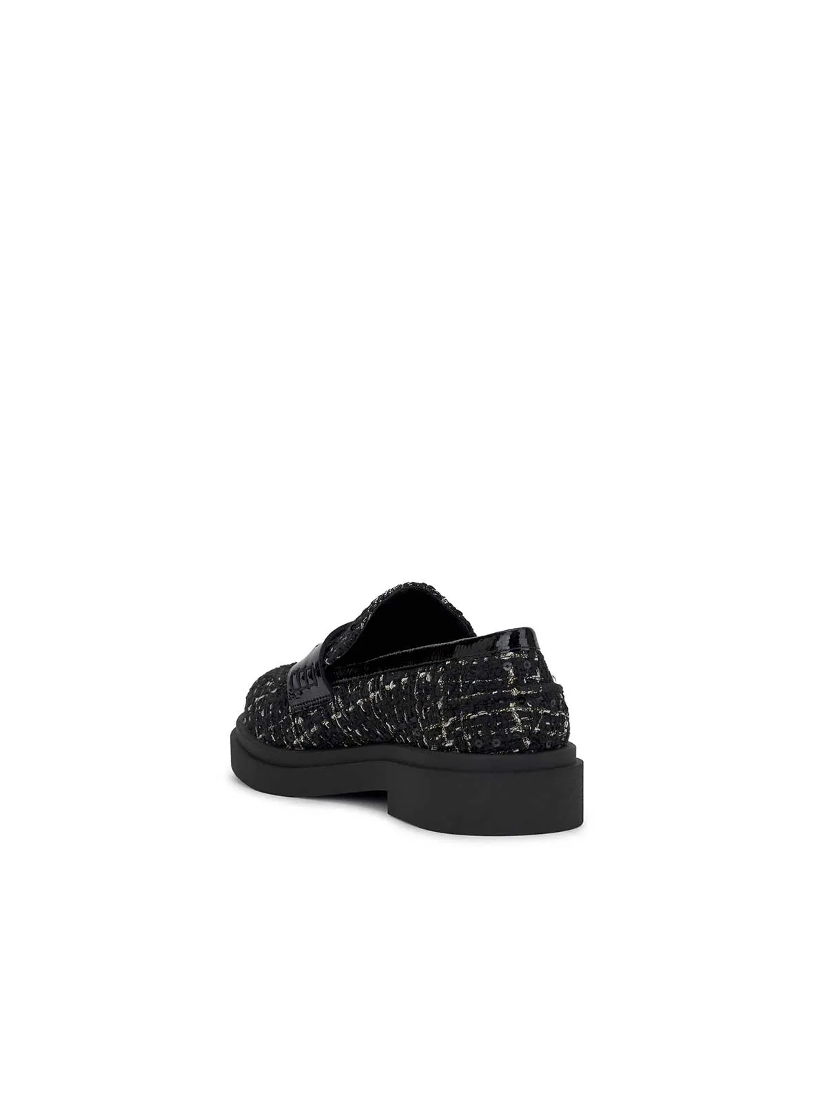 Xuris Loafer in Black Sequin Tweed