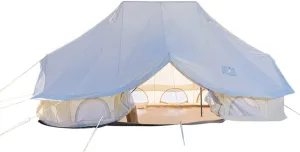 Yurt Tent with Stove Hole for Family Camping Large Space Festival Party Tent Teepee for Carnival, Party, Music Festival, Picnic - Bell Tent 4 Season, 4x6x3m, Oxford Cloth