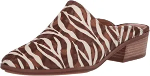 Zodiac Women's Quartz-3 Mule, Zebra Hair Calf, 7