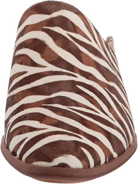 Zodiac Women's Quartz-3 Mule, Zebra Hair Calf, 7
